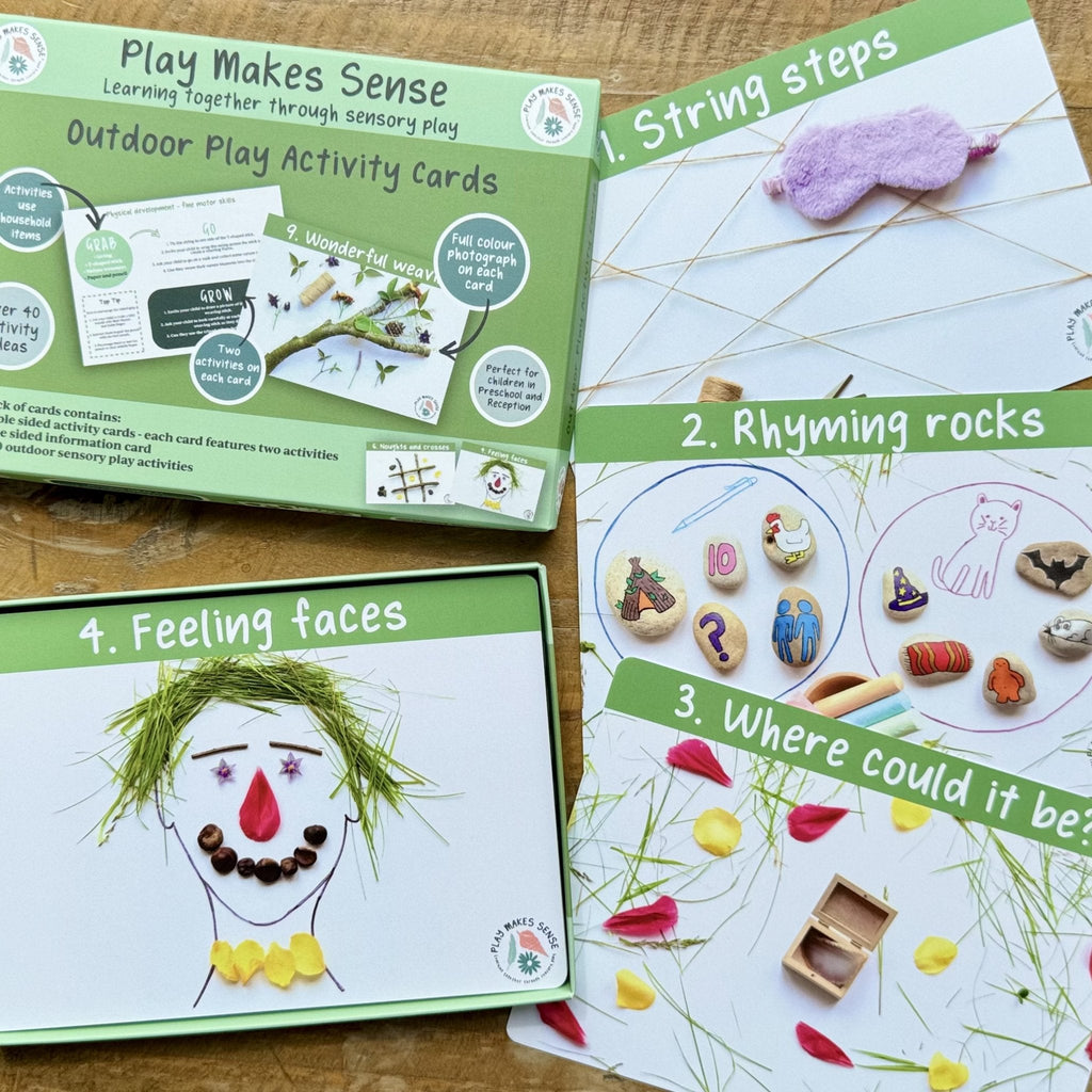 Outdoor Play Activity Cards with box 